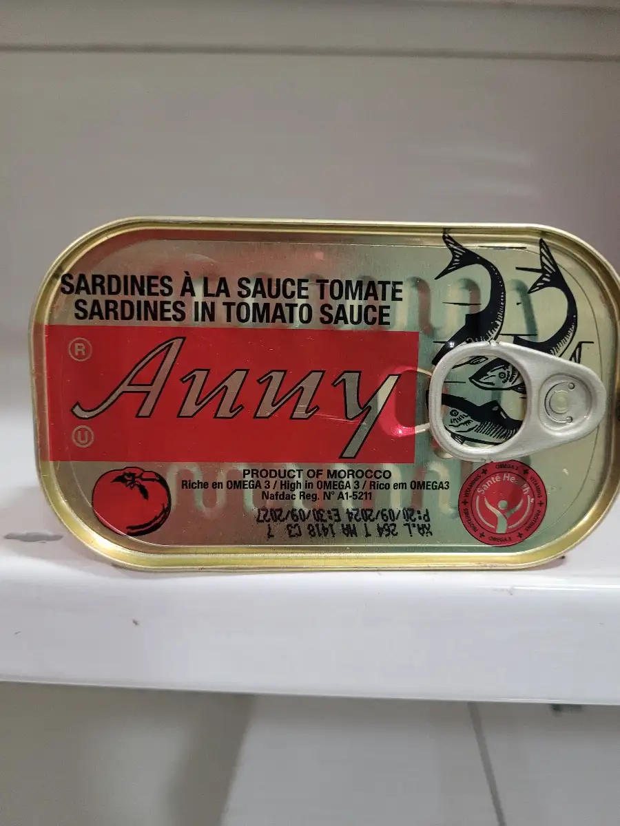 Sardines à la sauce tomate Anny