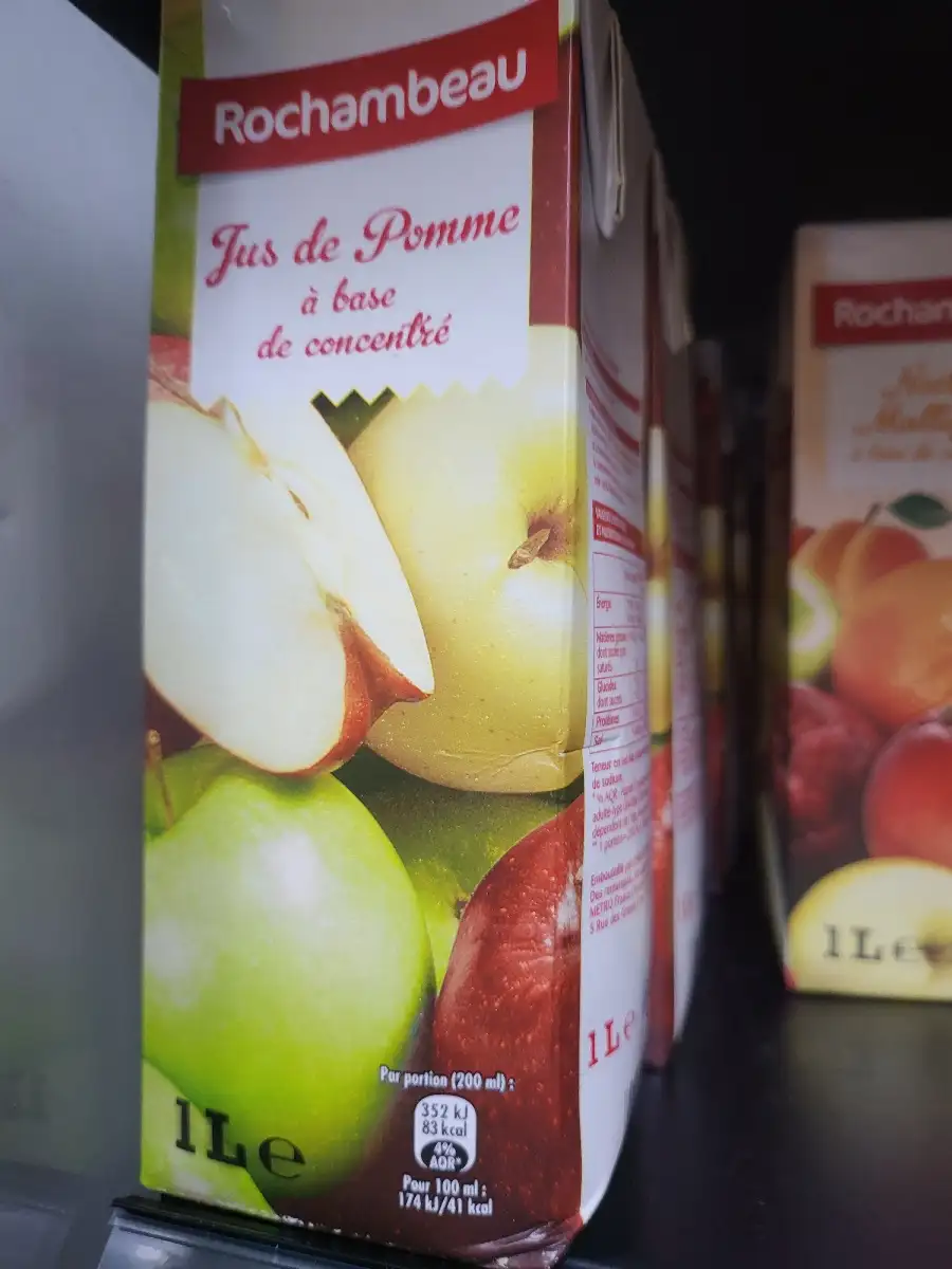 Jus de pomme rochambeau 1l