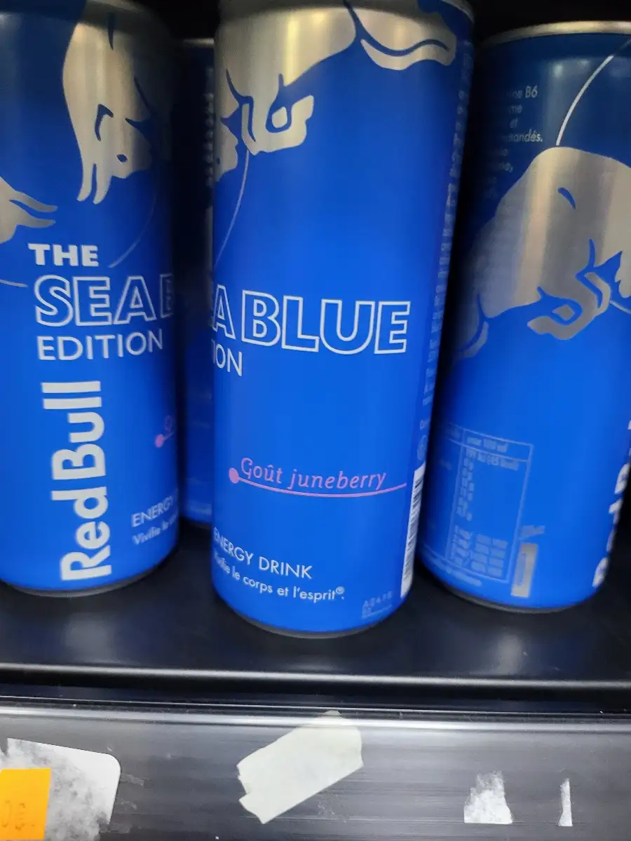 Red bull édition seablue