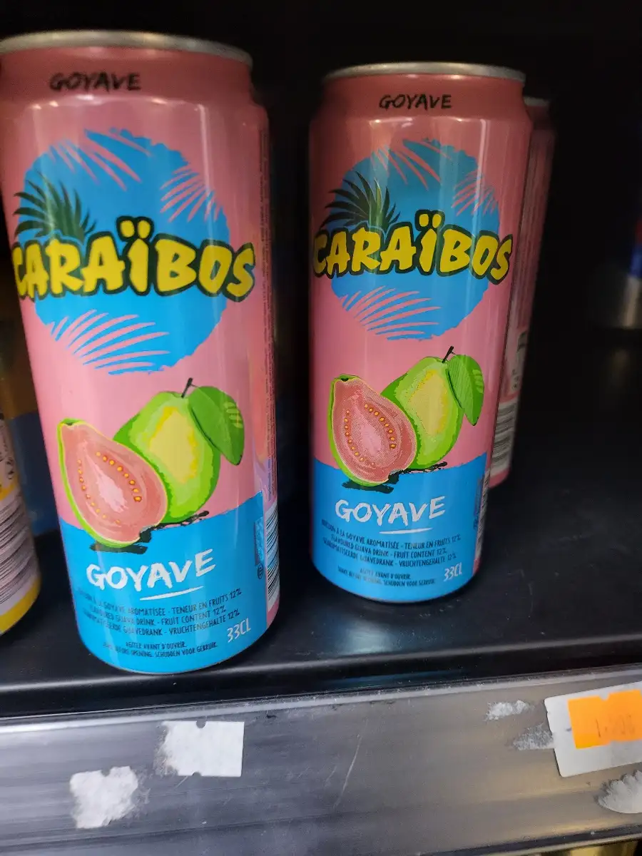 Cannette caraïbes goyave 33cl