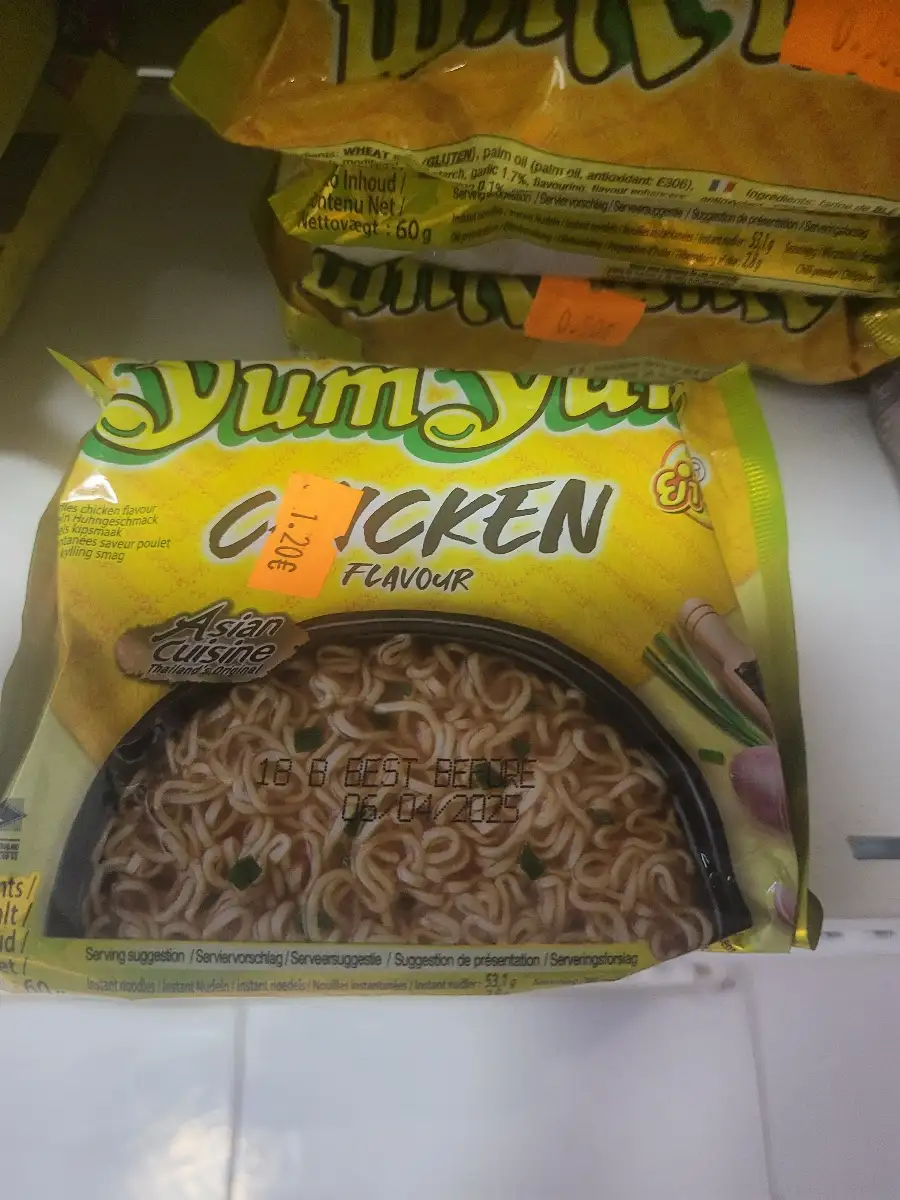 Nouilles  yum yum poulet